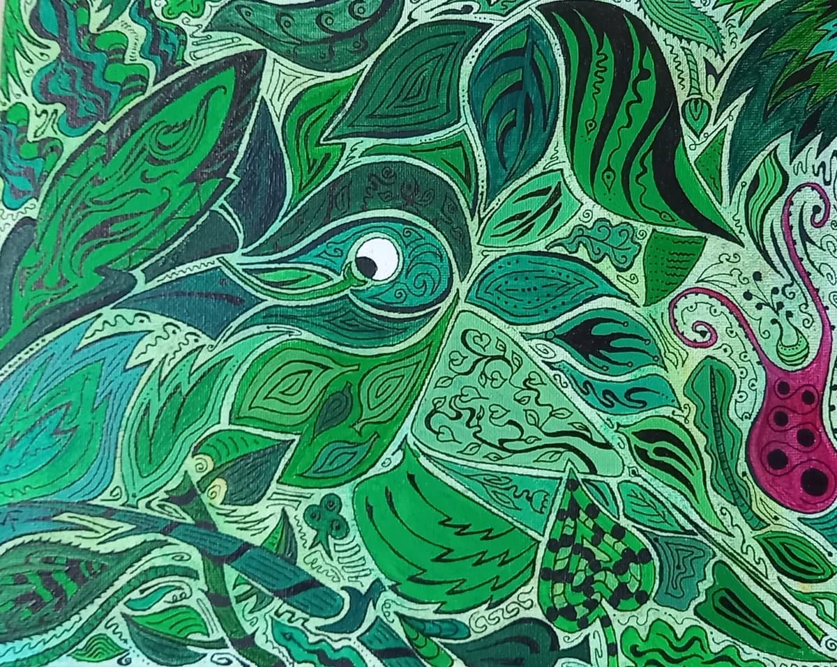 L'oiseau vert
