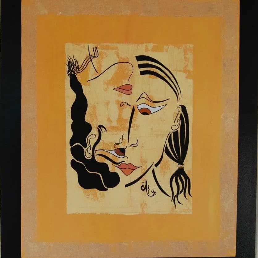 Face à Face sur fond jaune