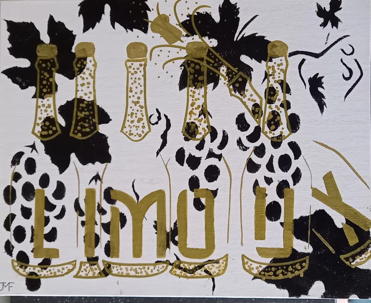 Limoux en noir et or